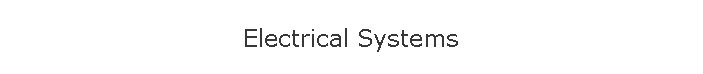 Electrical Systems